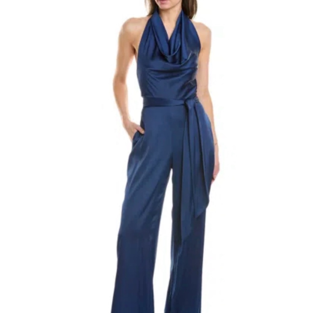 Liv Foster jumpsuit with draped neck